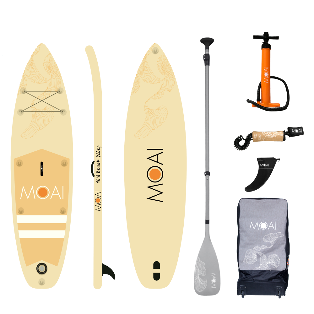 MOAI Allround Sand SUP 10'8 Paketinhalt