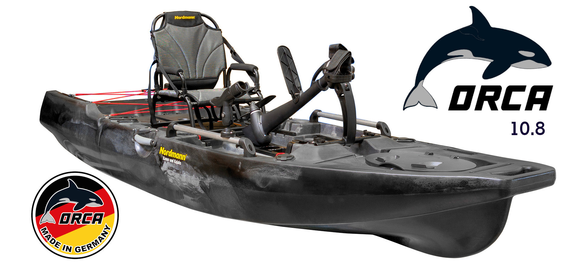 Nordmann Orca 10.8 Angelkajak Black Ansicht