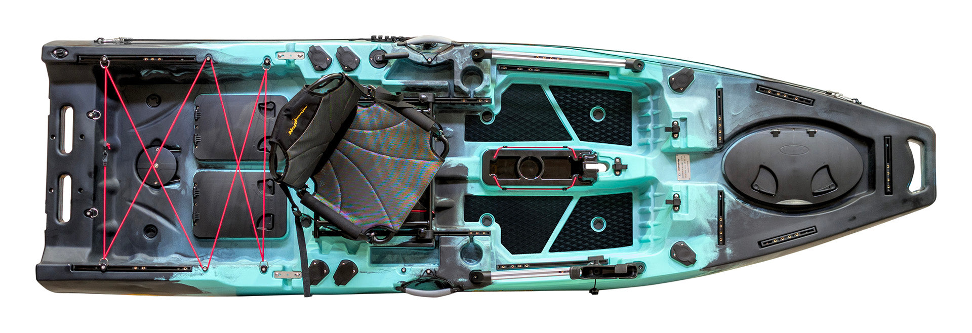 Nordmann Orca 10.8 Angelkajak Cyan Detail 2