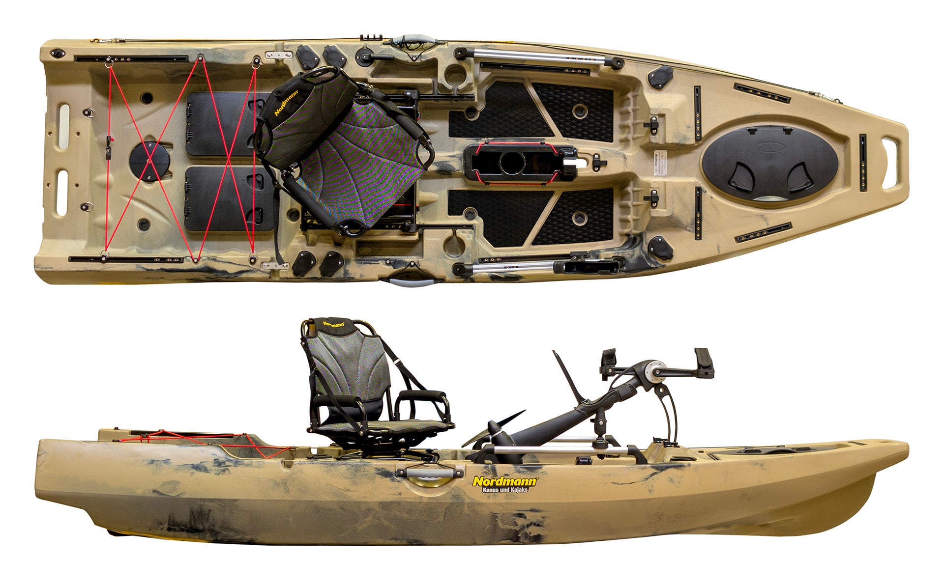 Nordmann Orca 10.8 Angelkajak Sand Detail 1