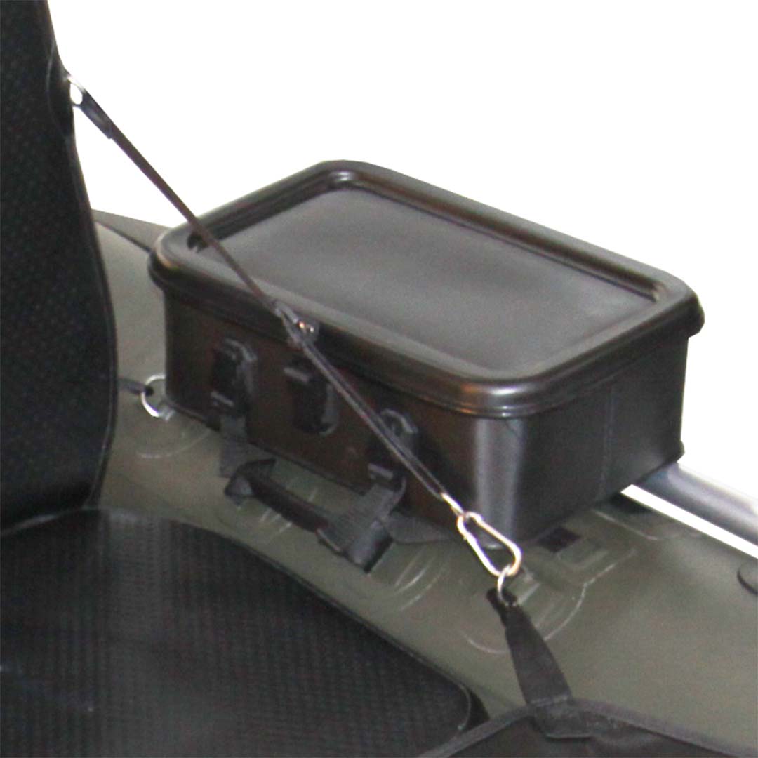 Allroundmarin Belly Boot 170 olivgrün mit Motorhalterung - Outdoor Monkey