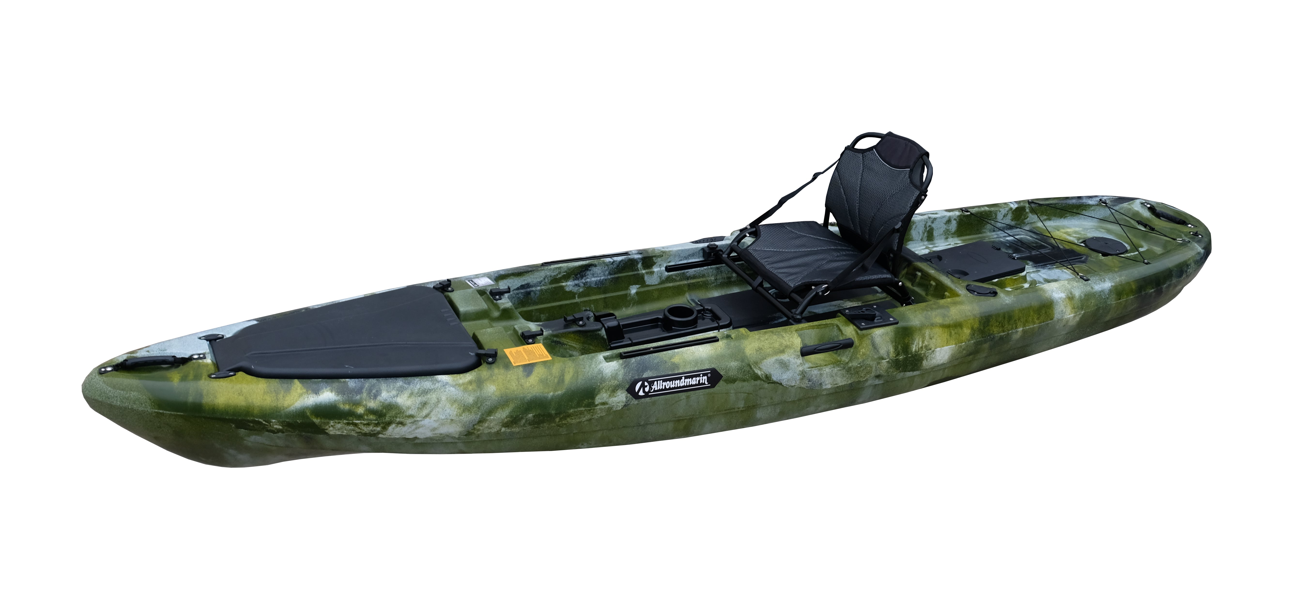 Allroundmarin "Vario-Pedalrounder" Kajak ALL-TOP/396 - Green Camo - Outdoor Monkey