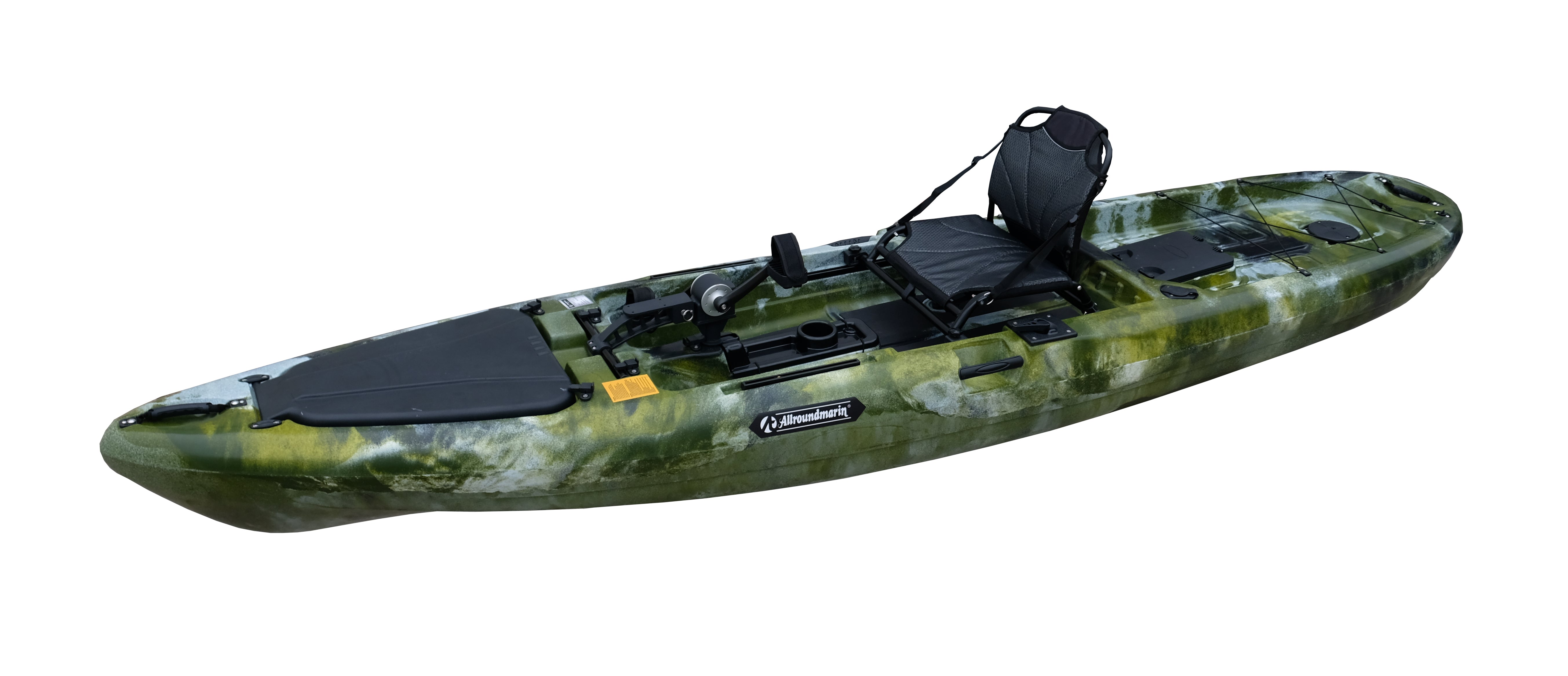 Allroundmarin "Vario-Pedalrounder" Kajak ALL-TOP/396 - Green Camo - Outdoor Monkey