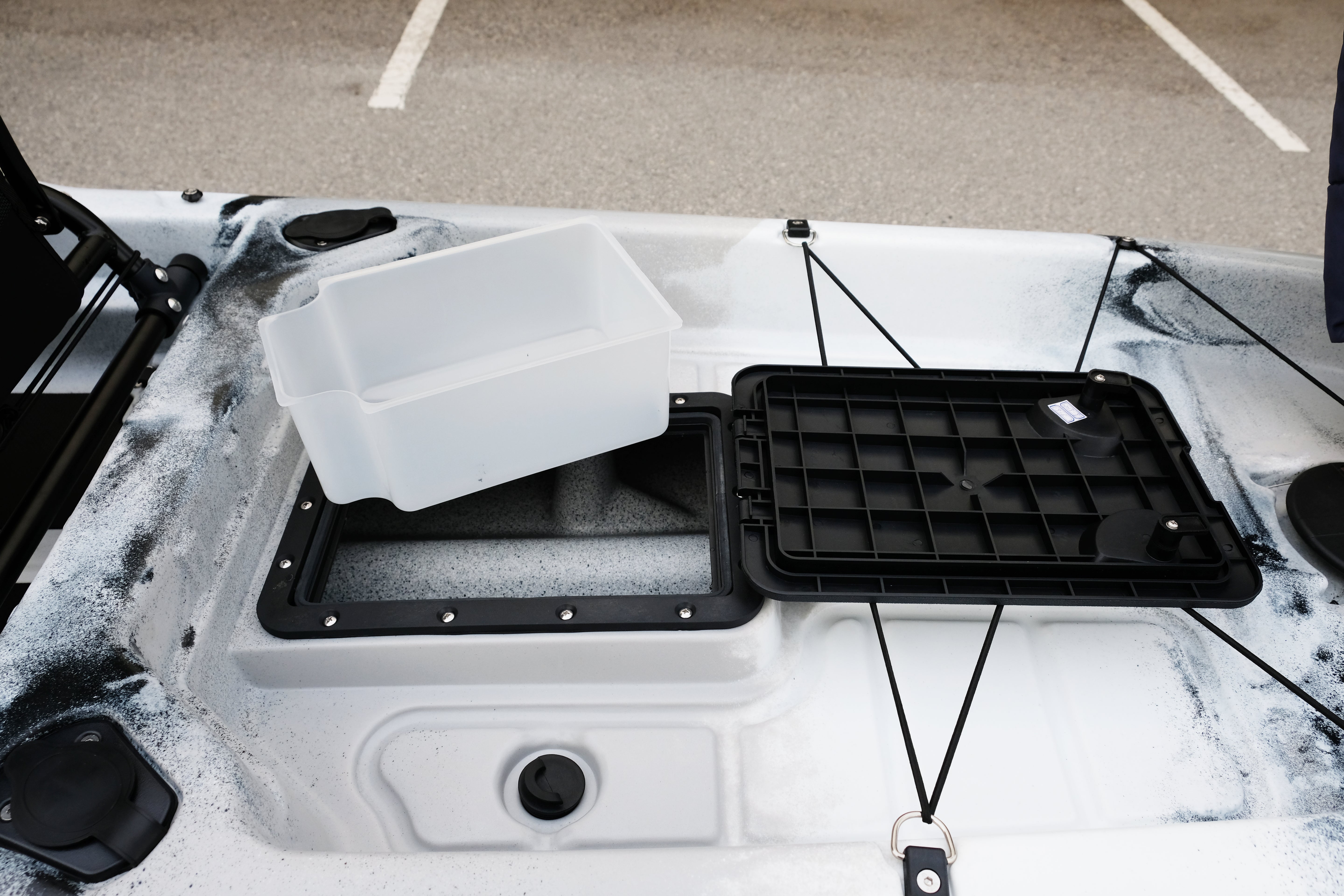 Allroundmarin "Vario-Pedalrounder" Kajak ALL-TOP/396 - Green Camo - Outdoor Monkey