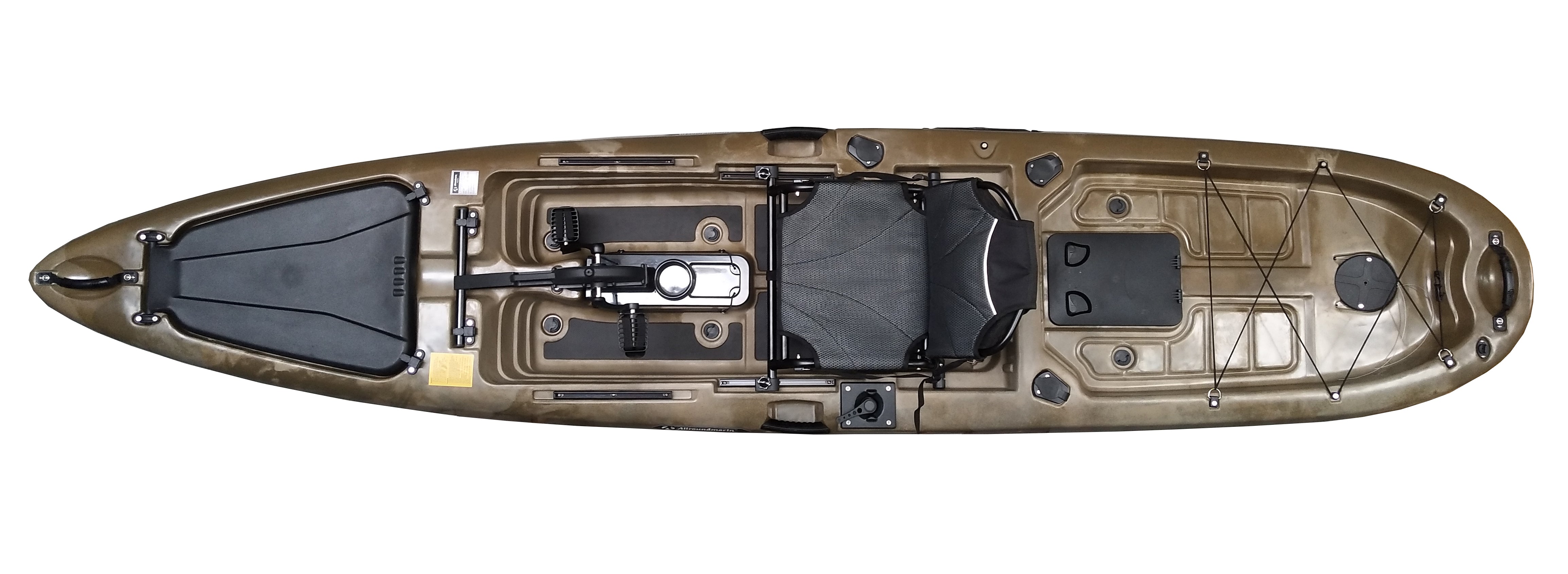 Allroundmarin "Vario-Pedalrounder" Kajak ALL-TOP/396 - Dusky Camo - Outdoor Monkey