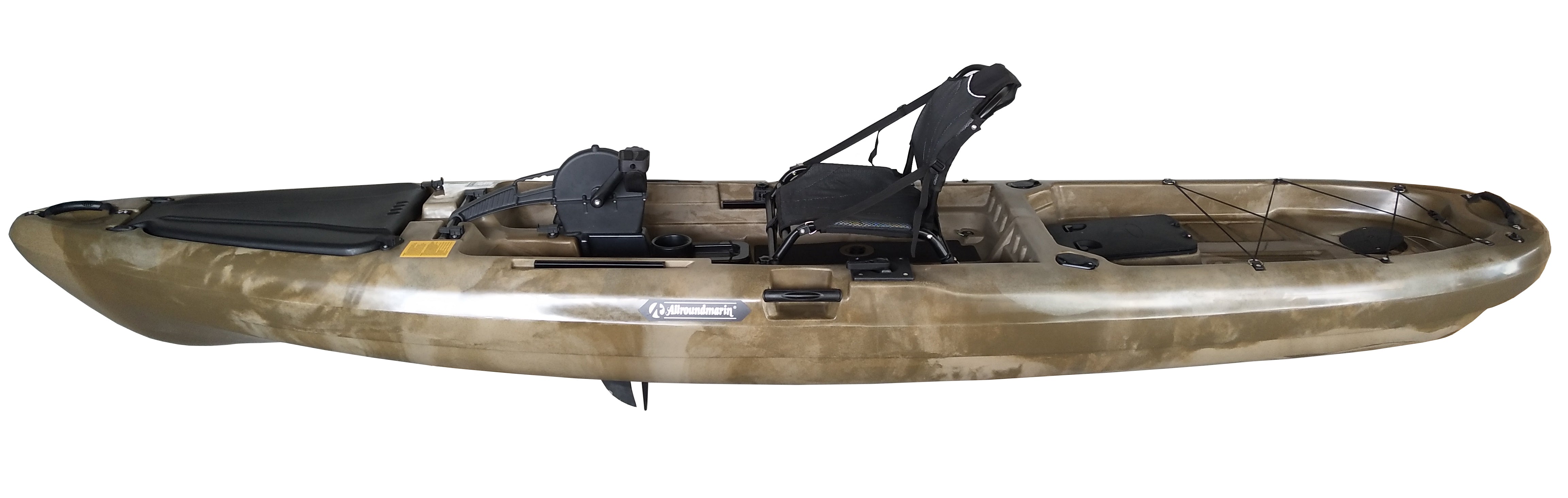 Allroundmarin "Vario-Pedalrounder" Kajak ALL-TOP/396 - Dusky Camo - Outdoor Monkey