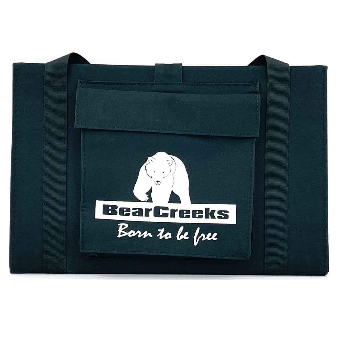 BearCreeks Tragbares 40-W-Solarmodul-Akkuladegerät mit USB-, Gleichstrom- und Typ-C-Ausgangsanschlüssen