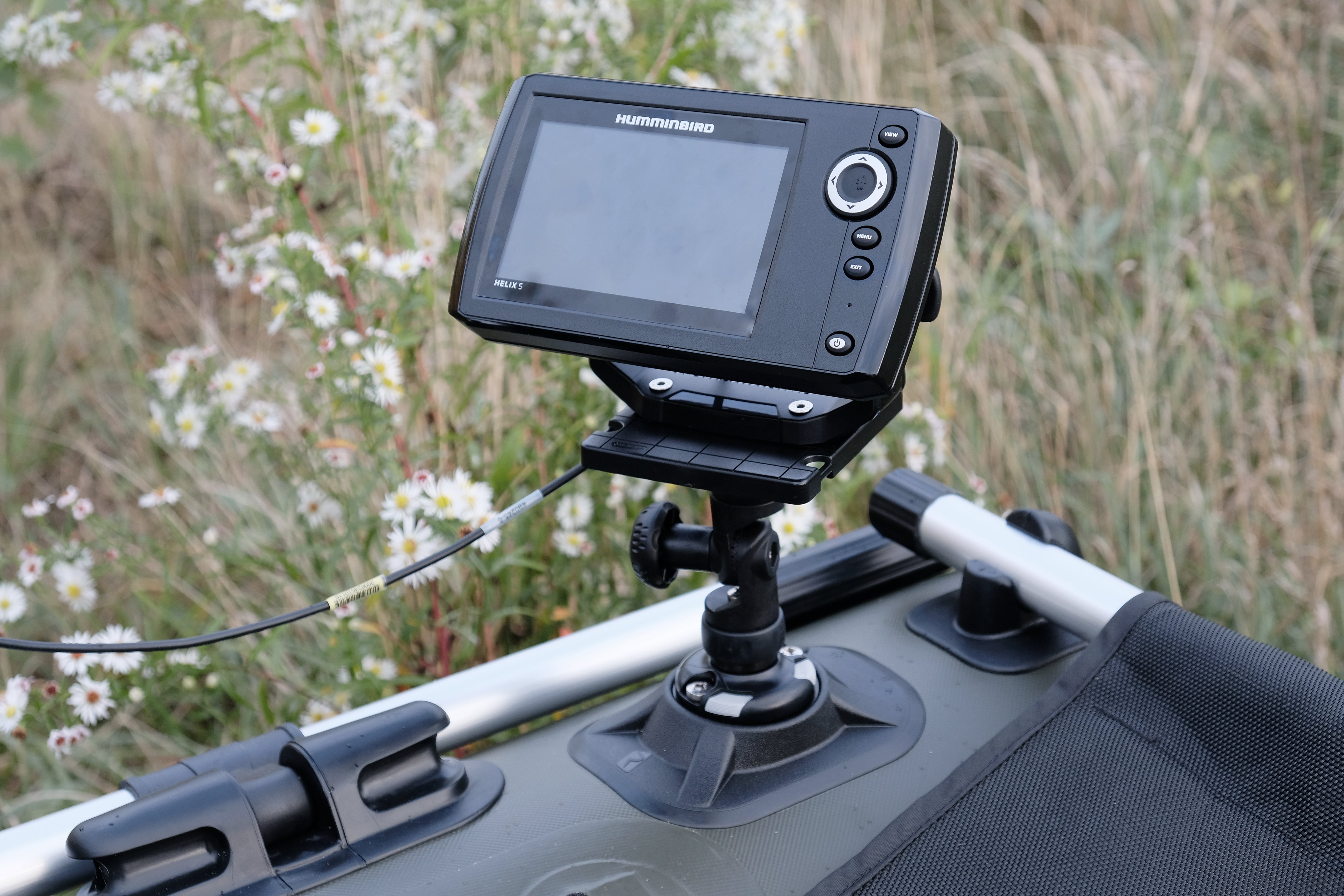 Allroundmarin Belly Boot 170 olivgrün mit Motorhalterung - Outdoor Monkey