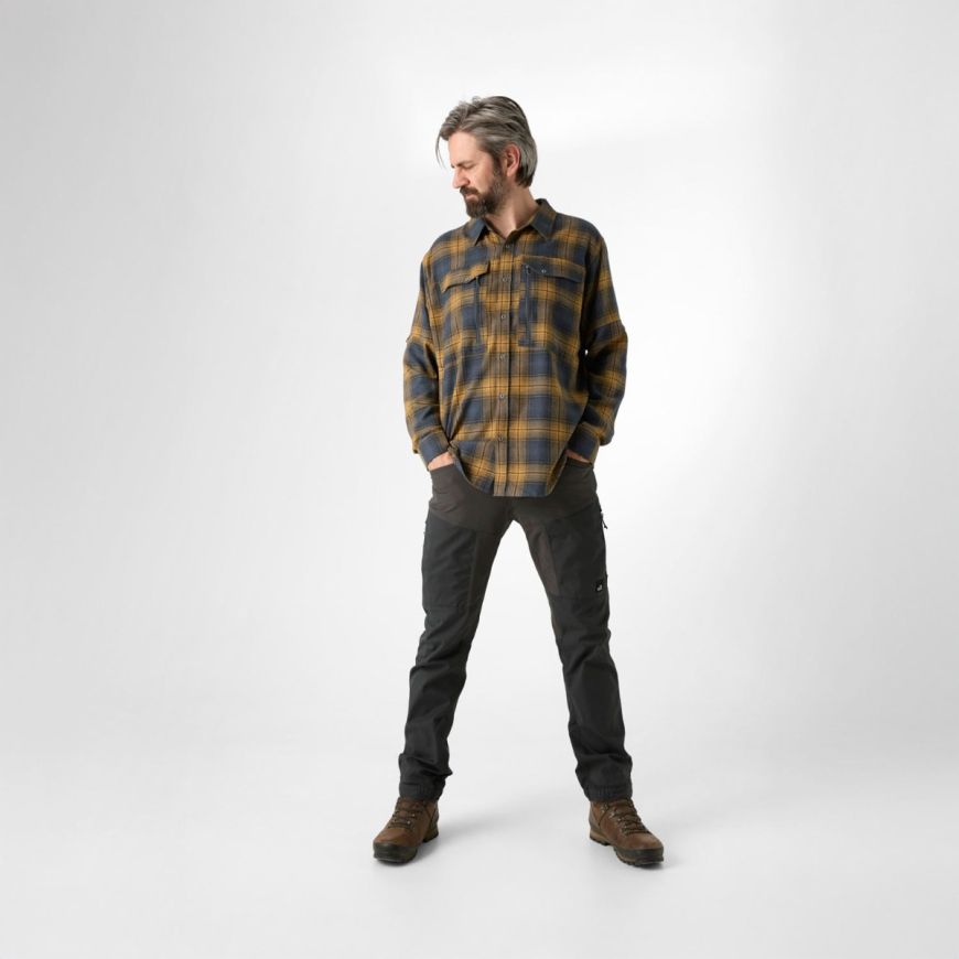 GEOFF ANDERSON Ezmar Hemd All Year - sun/grey