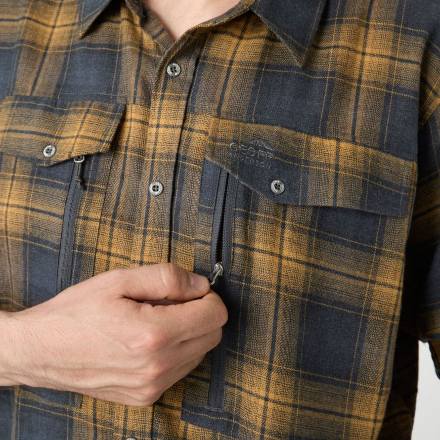 GEOFF ANDERSON Ezmar Hemd All Year - sun/grey