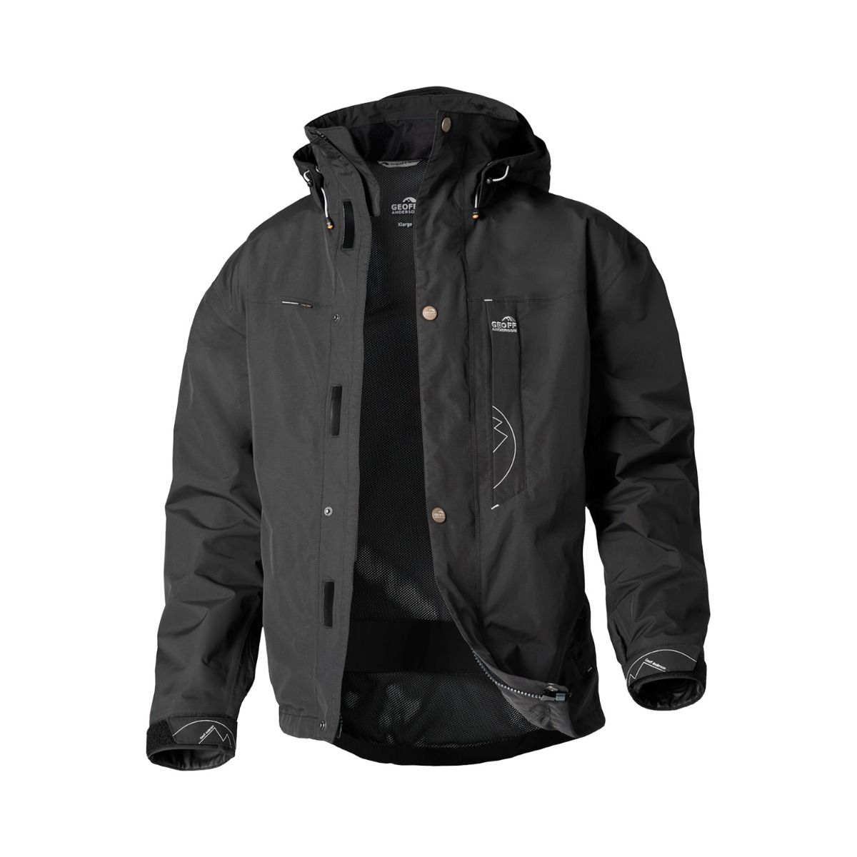 GEOFF ANDERSON Dozer Jacke Basis schwarz