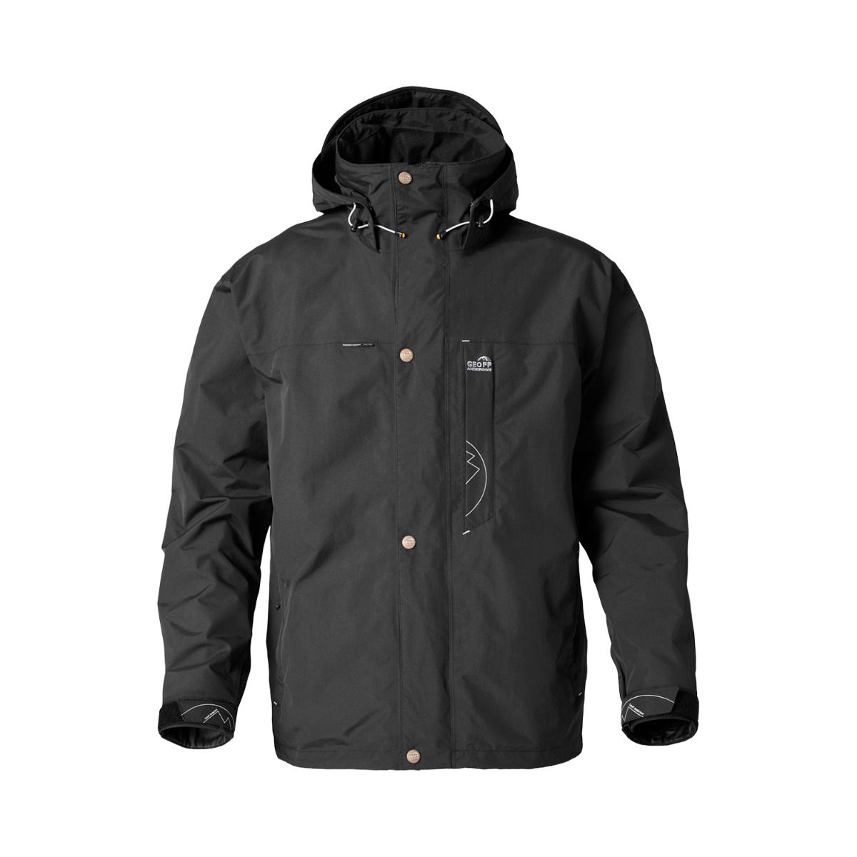 GEOFF ANDERSON Dozer Jacke Basis schwarz