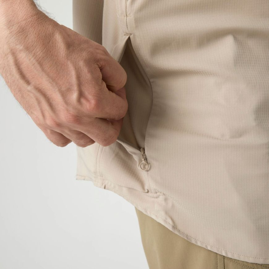 GEOFF ANDERSON Ezmar Hemd Light Weight langarm - khaki