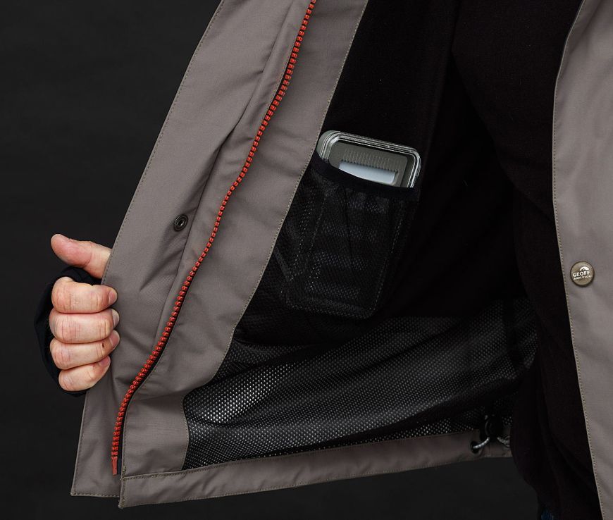 GEOFF ANDERSON Buteo Watjacke - grau