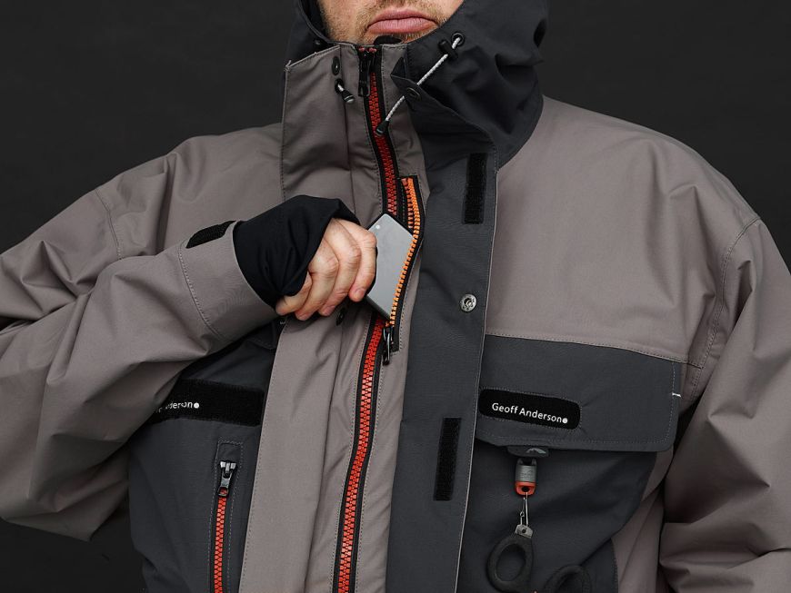 GEOFF ANDERSON Buteo Watjacke - grau