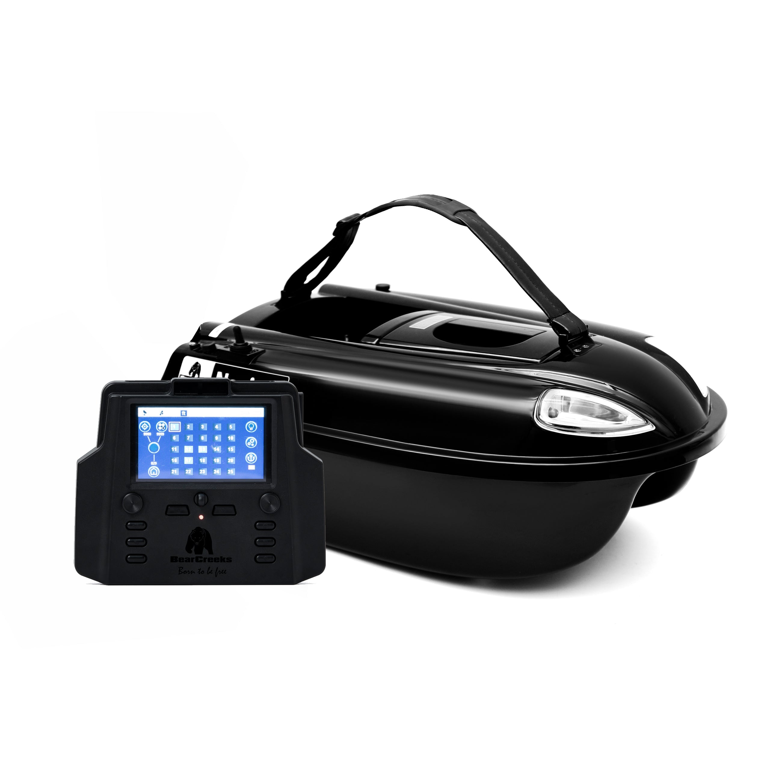 BearCreeks iPilot15 GPS Autopilot Futterboot: Kompakte Präzision für das Karpfenangeln mit Sonaroptionen