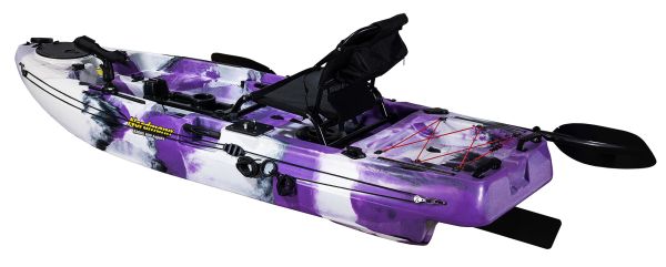 Nordmann® Lady Line Dingi 250 - 8.2 Angelkajak Sit on Top inkl. Zahnstangen-Pedalantrieb - Outdoor Monkey