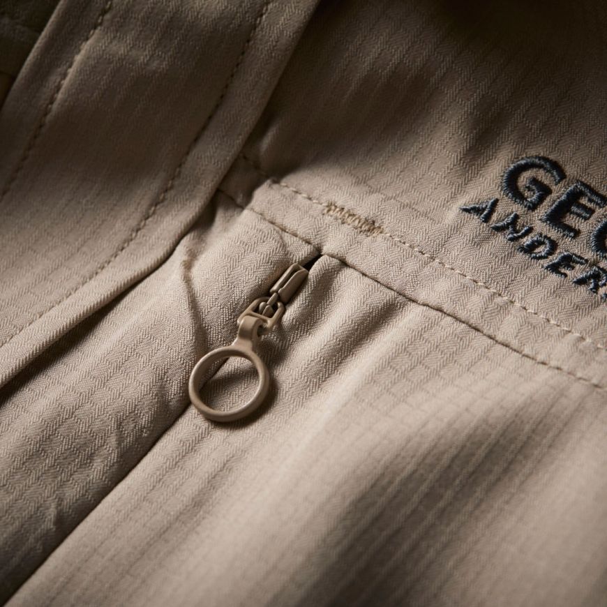 GEOFF ANDERSON Ezmar Hemd Light Weight langarm - khaki