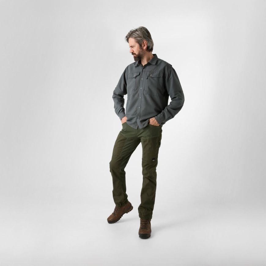 GEOFF ANDERSON Ezmar Hemd Midweight soft - grau