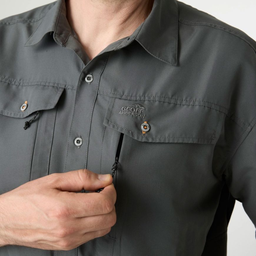 GEOFF ANDERSON Ezmar Hemd Midweight soft - grau