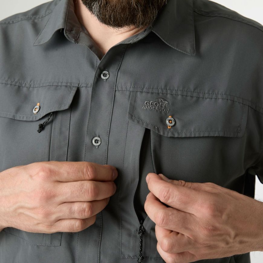 GEOFF ANDERSON Ezmar Hemd Midweight soft - grau