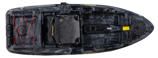 Nordmann® Dingi 250 - 8.2 Angelkajak Sit on Top inkl. Zahnstangen-Pedalantrieb - Camo/Black