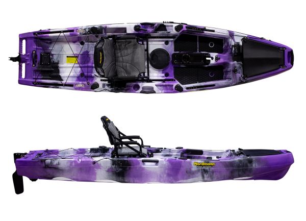Nordmann® Lady Line Hunter 10.5 Angelkajak Sit on Top inkl. Zahnstangen-Pedalantrieb - Outdoor Monkey
