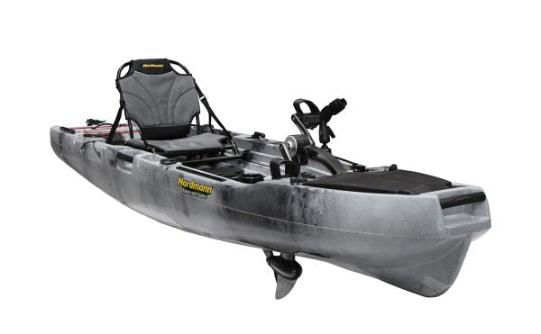 Nordmann® Hunter 10.5 Angelkajak Sit on Top inkl. Zahnstangen-Pedalantrieb - Camo/Navy - Outdoor Monkey