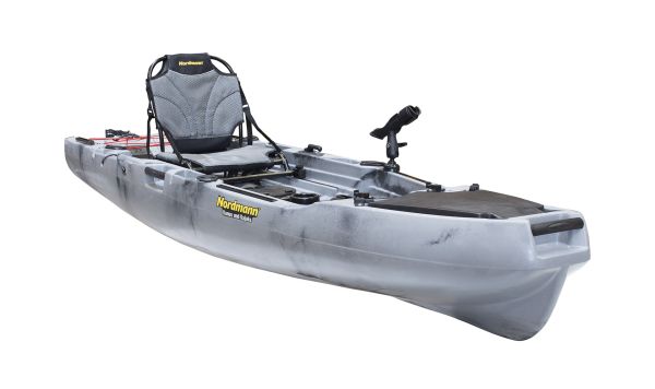 Nordmann® Hunter 10.5 Angelkajak Sit on Top inkl. Zahnstangen-Pedalantrieb - Camo/Steel - Outdoor Monkey
