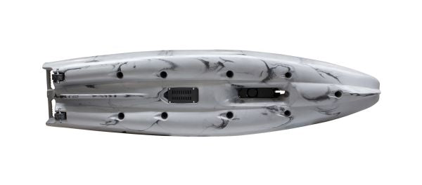 Nordmann® Hunter 10.5 Angelkajak Sit on Top inkl. Zahnstangen-Pedalantrieb - Camo/Steel - Outdoor Monkey