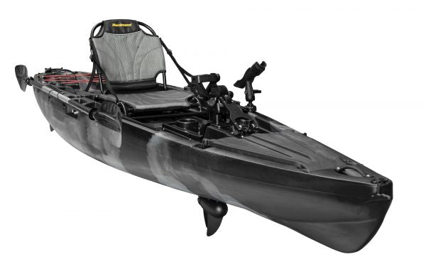 Nordmann® Raptor 11.8 Angelkajak Sit on Top inkl. Zahnstangen-Pedalantrieb - Camo/Black - Outdoor Monkey