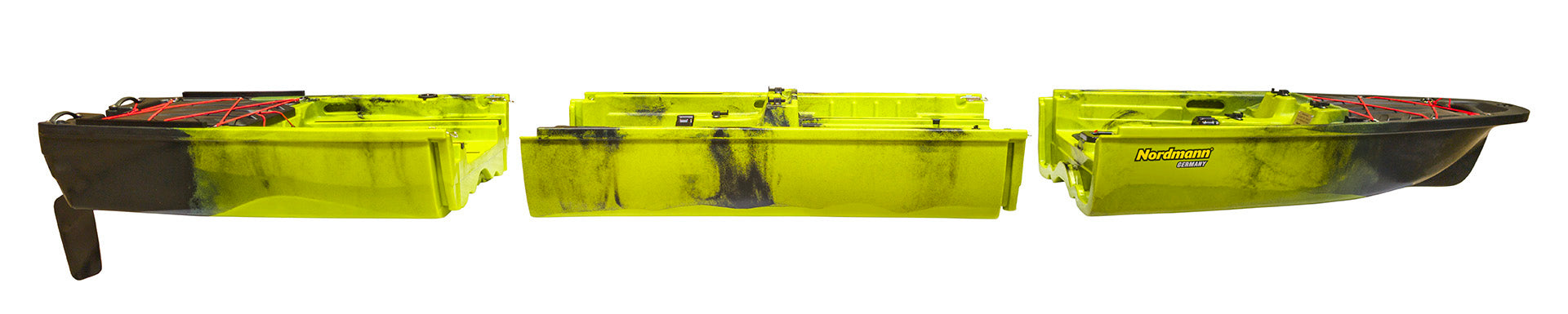 Nordmann Viper 14.3 Duo in 3 Teile zerlegt