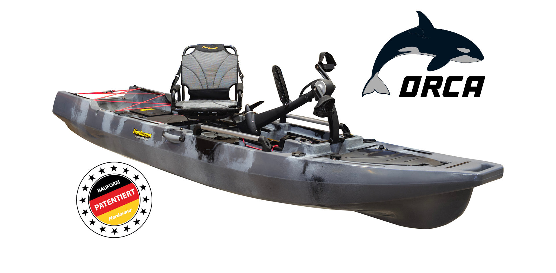 Nordmann Orca 12.5 – Pedal-Angelkajak für Profis