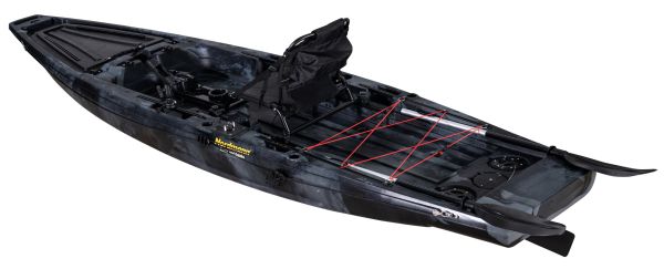 Nordmann® Ranger 12.5 Angelkajak Sit on Top inkl. Zahnstangen-Pedalantrieb - Camo/Black - Outdoor Monkey