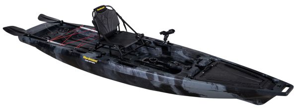 Nordmann® Ranger 12.5 Angelkajak Sit on Top inkl. Zahnstangen-Pedalantrieb - Camo/Black - Outdoor Monkey