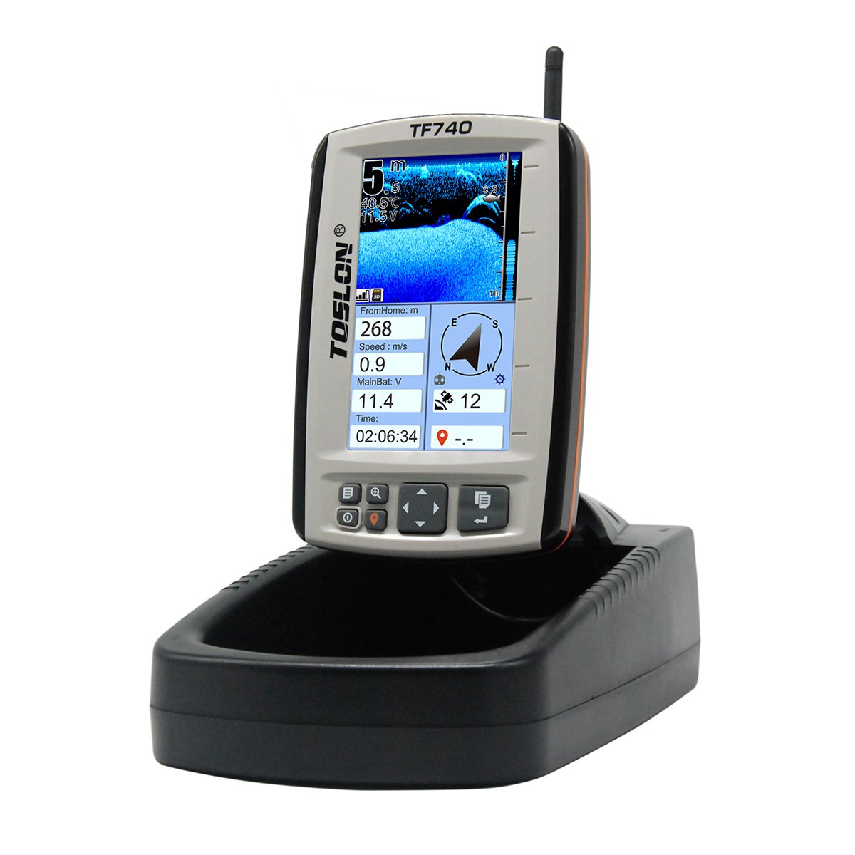 Carp Royal Toslon TF740 mit GPS Autopilot Kompass für Futterboote