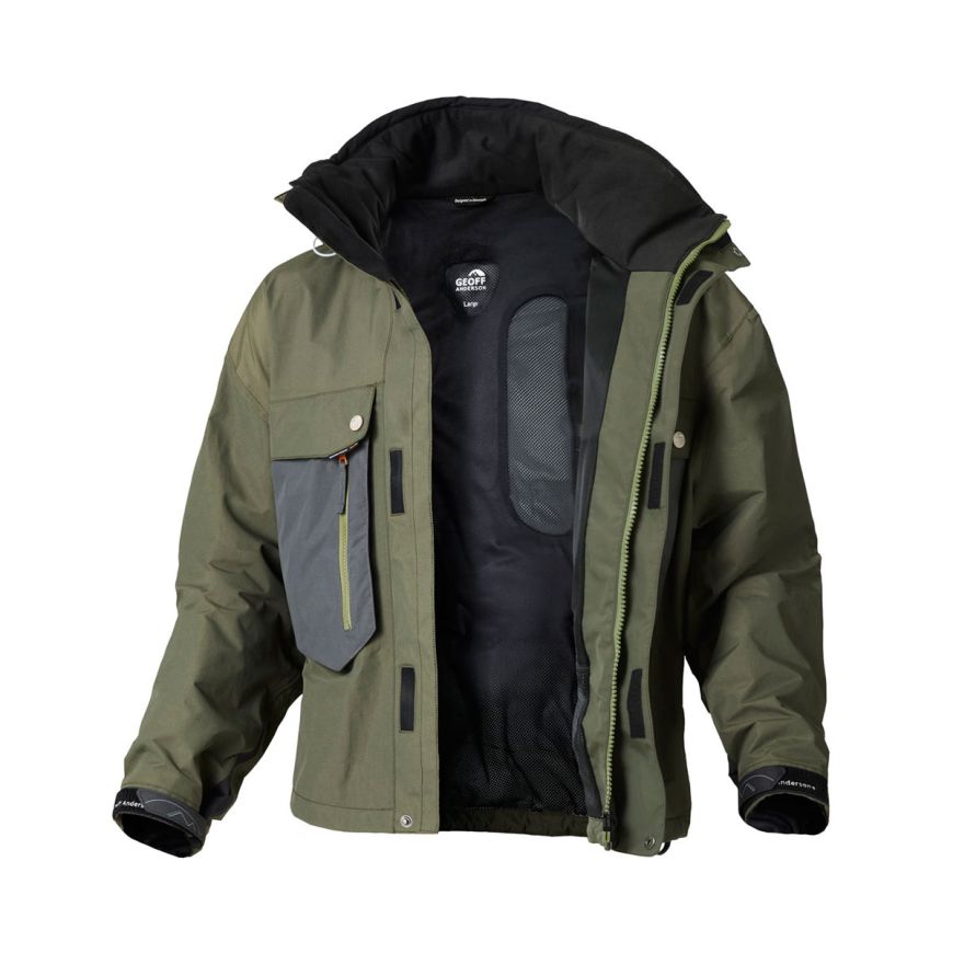 GEOFF ANDERSON WS light Watjacke - grün