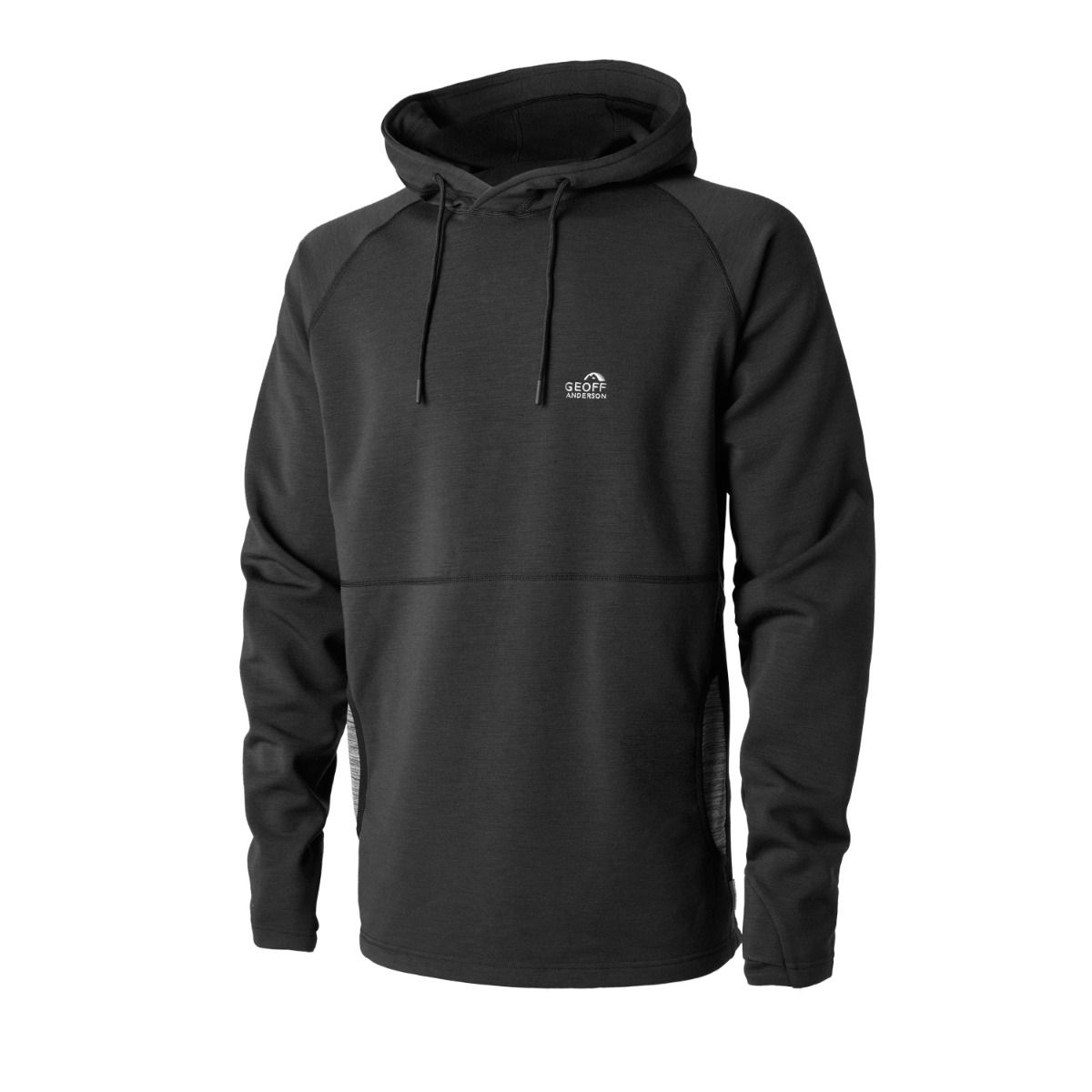 GEOFF ANDERSON WizWool 335 Hoodie schwarz - Outdoor Monkey