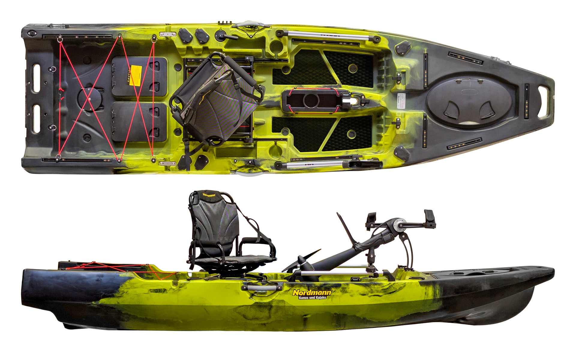 Nordmann Orca 10.8 Angelkajak Applegreen Detail 1