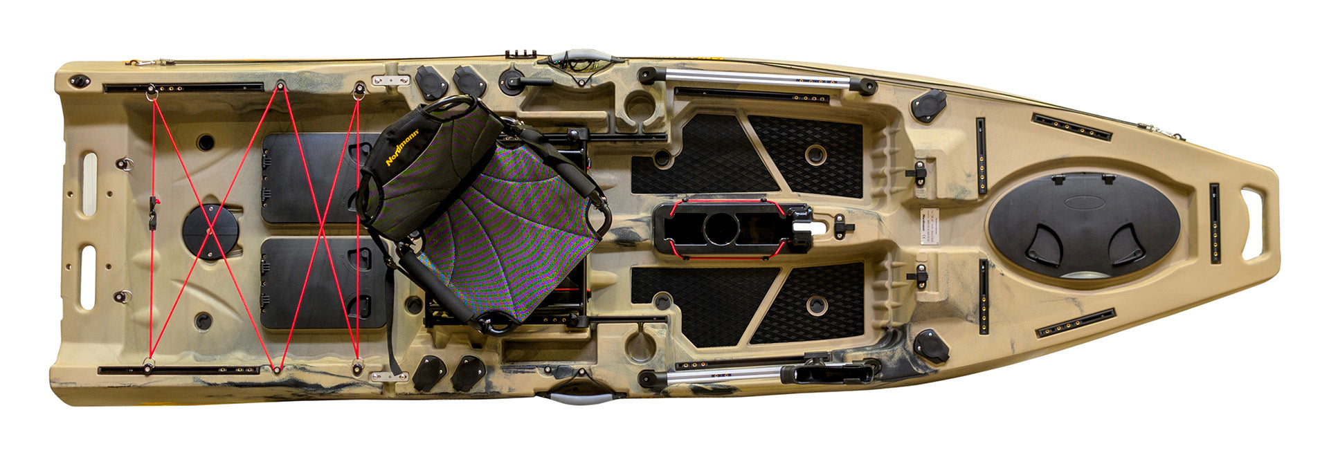 Nordmann Orca 10.8 Angelkajak Sand Detail 2