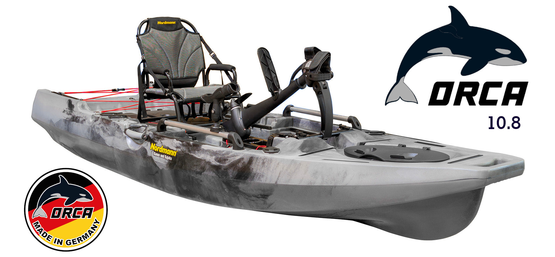 Nordmann Orca 10.8 Angelkajak Steel Ansicht