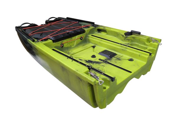 Nordmann® Viper 9.2 teilbares Angelkajak Sit on Top inkl. Zahnstangen-Pedalantrieb - Camo/Cayn