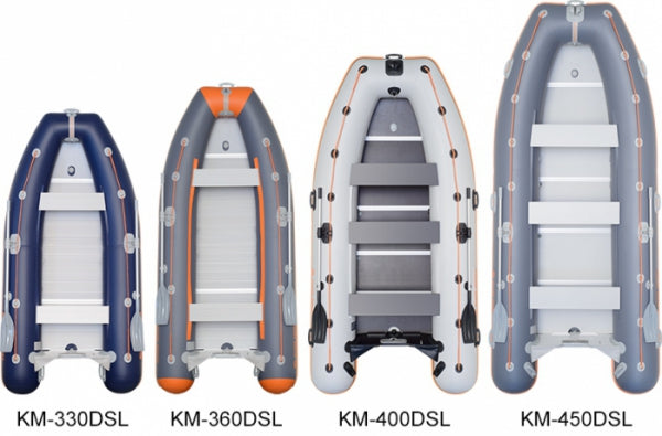 Kolibri Motorboot KM-450DSL - Dunkelgrau