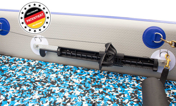 Nordmann® I-Kajak Racer 470 Drop Stitch Luftkajak 2-Sitzer inkl. Sitze, Paddel und Zubehör