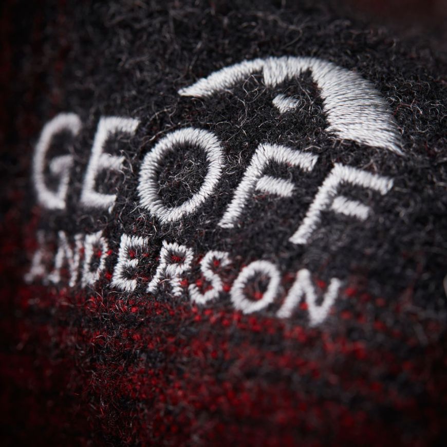 GEOFF ANDERSON Ezmar 2 Hoodie gefüttert - rot