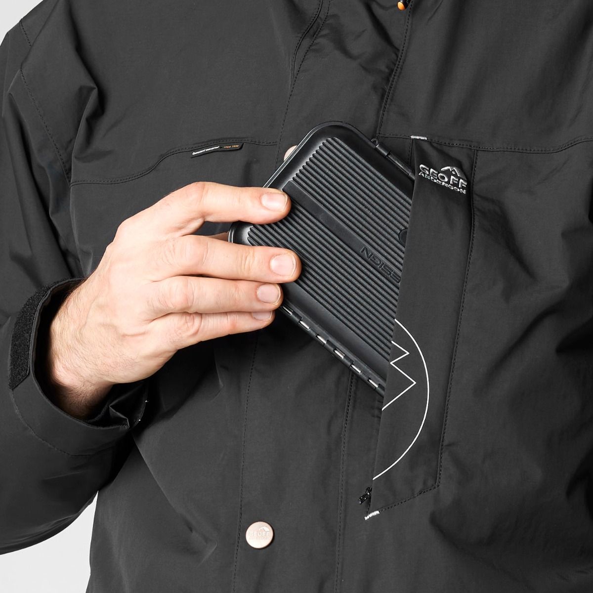 GEOFF ANDERSON Dozer Jacke Basis schwarz - Outdoor Monkey