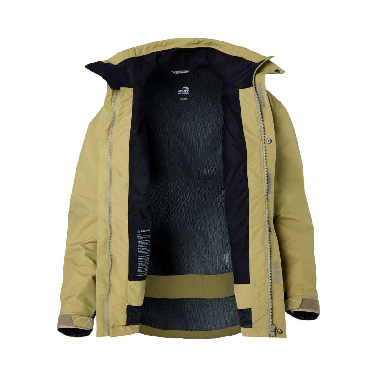 GEOFF ANDERSON Dozer Jacke Basis hellgrün (senfgelb) - Outdoor Monkey