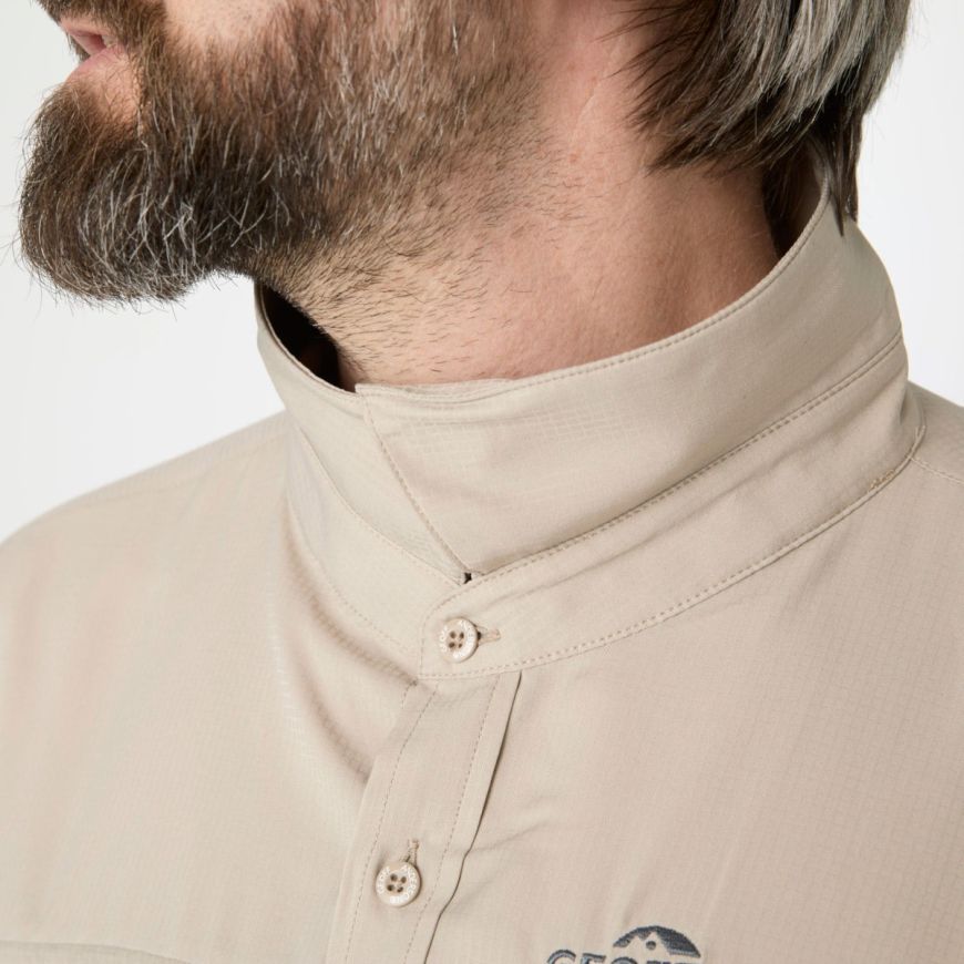 GEOFF ANDERSON Ezmar Hemd Light Weight langarm - khaki