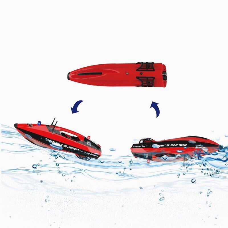Futterboot Fishing Surfer rot RTR mit GPS V2 - Ansicht 7