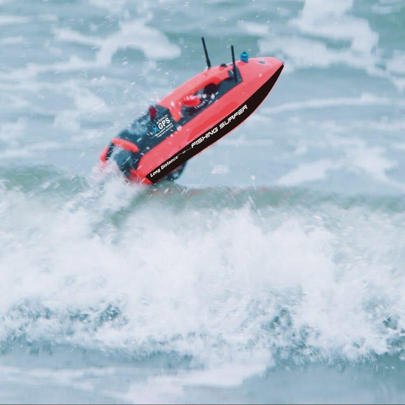 Futterboot Fishing Surfer rot RTR mit GPS V2 - Ansicht 8